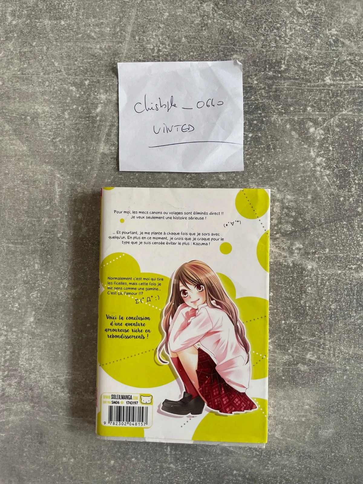 Manga Dangerous love volume 2 French version. – photo 2